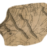This portion of a Western U.S. map created about 1810 shows how sparsely populated the area south of the Yellowstone River and what is now northern Wyoming remained at the time. Library of Congress Map