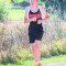 The Burlington Husky cross country team member Jackson Olson at the meet in Cody last week. Amy Hoyt