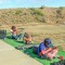 Big Horn County 4-H Shooting Members (l-r) Chase Allen, Owen Hatch and Buxton Shipley aim downrange during the County Shoot recently. Courtesy Photo