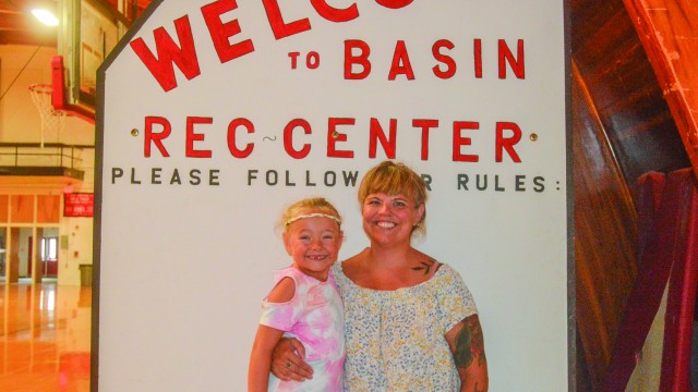 Basin Rec District Director Jilliam Lorash with her daughter PJ. Barbara Anne Greene